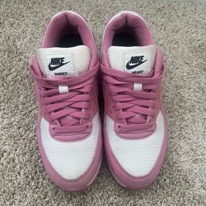 Custom Nike AirMax 90 Pink and White